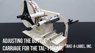 Adjusting the Bottle Carriage on the TAL1100MR [upl. by Elleivad]