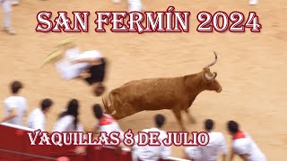 Vaquillas 8 julio sanfermin2024 [upl. by Anigue127]