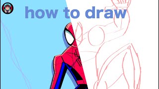 How I DRAW SpiderMan [upl. by Stronski927]