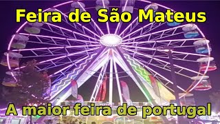 PASSEIO pela FEIRA de SÃO MATEUS 2024 em VISEU PORTUGAL [upl. by Saloma]