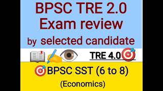 BPSCTRE2 68 SSt Economics paper analysis ytshorts viralvideo trending video shortsvideo [upl. by Saoj562]