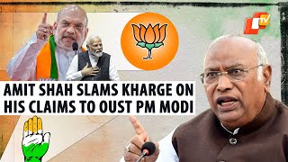 ‘Distasteful Disgraceful’ HM Amit Shah Attacks Mallikarjun Kharge Over His Remarks On PM Modi [upl. by Aliuqehs413]