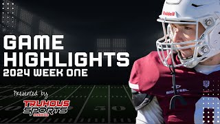 2024 OPENING DAY SAULT STE MARIE HIGH SCHOOL FOOTBALL HIGHLIGHTS [upl. by Llesirg167]