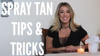 Spray tan Tips amp Tricks [upl. by Mark639]