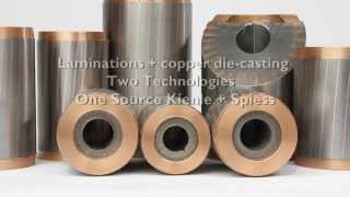 Kienle  Spiess Laminations and copper diecasting [upl. by Norehs106]