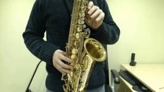 How to play The Fairytale of New York on Saxophone Saxophone Lesson PS103 [upl. by Boeschen]