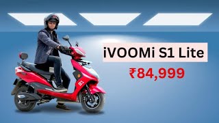 iVOOMi launches S1 Lite priced at Rs 84999 and range of 180 km [upl. by Etterb429]