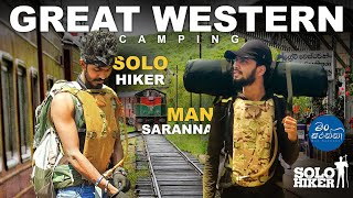 Great western Camping with mansaranna  ලංකාවේ උසින් 6 වැනි කඳු මුඳුන සොයා  Solo with Saranna [upl. by Winona]