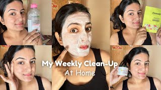 My Weekly Face Clean  Up At Home  Secret To Achieve Glowing amp Glass Skin  Simran Skincare [upl. by Sivi]