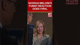 Watch Italian PM Georgia Melonis quotRolling Eyesquot Reaction Goes Viral shorts [upl. by Dorris452]