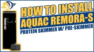 How to Install the AquaC RemoraS Protein Skimmer w PreSkimmer [upl. by Karisa]