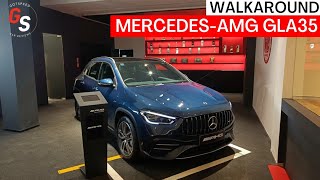 MercedesAMG GLA 35 4Matic Walkaround  GLA 35 AMG 2023 Interiors Features  GotSpeed [upl. by Doug]