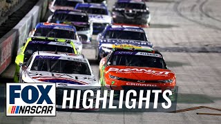 NASCAR Xfinity Series Food City 300 Highlights  NASCAR on FOX [upl. by Carri]