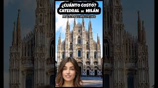 53🇪🇸🇮🇹 Catedral de Milán de Italia en 1 minuto en Español ¿Cuánto Costó Construirla short [upl. by Karrah]