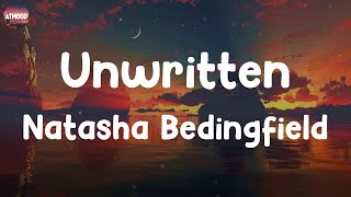 Natasha Bedingfield  Unwritten Lyrics [upl. by Gnaw]