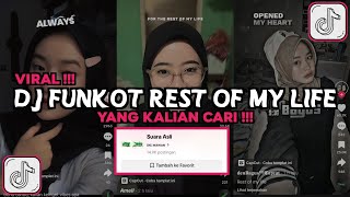 DJ REST OF MY LIFE FUNKOT VIRAL TIKTOK 2023 DJ FOR THE REST OF MY LIFE FUNKOT [upl. by Maryanne64]