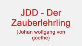 Jdd  Der zauberlehrling Wolfgang von goethe [upl. by Parker992]