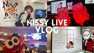 【LIVE VLOG】NissyライブNissy Entertainmentベルーナドームツアー初日popup [upl. by Ilonka]