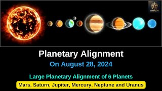 Planetary Alignment on August 28 2024  ENGLISH  Superstar STEM [upl. by Kelbee20]