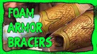 Make Foam Armor bracers [upl. by Ettennod]