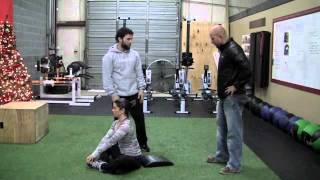 2012 Crossfit GamesTraining How to AbMat Sit Ups Workouts amp Exercise LA [upl. by Lowis]