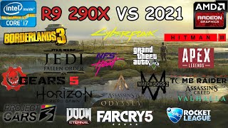 R9 290x Test in 17 Games in 2021 [upl. by Dnaletak]