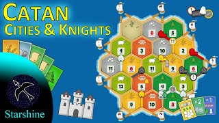 How to play Catan Learn Cities and Knights on Colonist IO 📖 ★ Quick guide to learn the expansion [upl. by Parthenia]