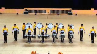 Horwang Drumline  1st Junior Stand Still Div TDC 2013 [upl. by Gentille]