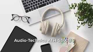 AudioTechnica ATHS300BT Wireless Headphones  Review Full Specifications [upl. by Rizas]