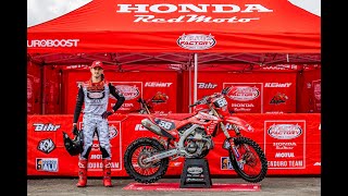 Championnat de France Enduro Rocroi 2024  Team Elite Factory Honda Motul [upl. by Annoyek]