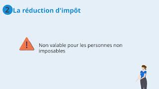 Crédit dimpôt réduction dimpôt déduction fisca [upl. by Py207]