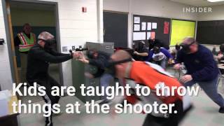 How children are taught to survive school shootings [upl. by Haveman]