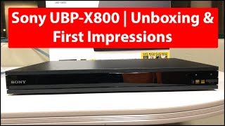 Sony UBPX800  Unboxing amp First Impressions [upl. by Eneiluj]