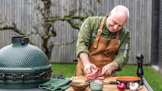 Big Green Egg Live Stream nr 3  Speciale kipburger a la chef Michel [upl. by Ibbob325]