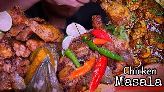 Chicken Masala Mukbang🌶️🔥 [upl. by Notwen]