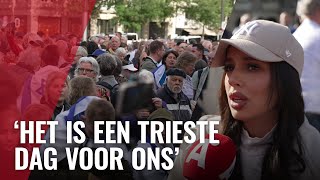 Zo verliep de steunbetuiging voor Israël en de tegendemonstratie in Amsterdam [upl. by English492]