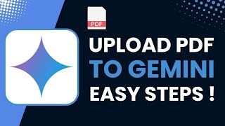 How to Upload PDF to Gemini  Analyze PDF Files  Google Gemini 2024 [upl. by Nnairet]