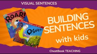 KIDS LEARN ENGLISH English Sentence Building for Kids  the picture books Quiet and Roar [upl. by Colville333]