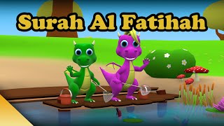 Murottal Surah Al Fatihah with Cute Dinosaurs [upl. by Doralyn624]