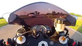 Scary Yamaha R1 220kmh Crash [upl. by Armitage]