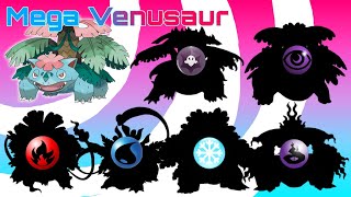 What if Mega Venusaur had other Strong type Evolution line Drawing Video mega pokemon ashketchum [upl. by Faso]