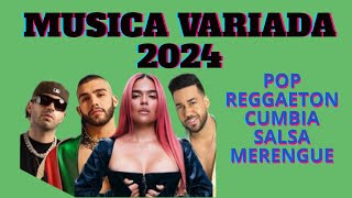 MIX MUSICA VARIADA 2024 ✨LO MÁS ACTUAL  POP REGGAETON CUMBIA SALSA MERENGUE ✨Studio Red Music [upl. by Mateo]