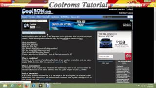 Coolroms Tutorial [upl. by Ettelohcin]