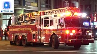 Full House Response FDNY Engine 54  Ladder 4  Battalion 9 [upl. by Ahsika]