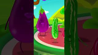 Ten Little Vegetables trending viral shorts babysongs kids jellybears [upl. by Vinita]