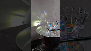 Refracting light art with glass bowl lumia lightart visuals refractionoflight light [upl. by Cass]