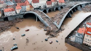 AUSTRIA FLOOD DISASTER Thousands Evacuated and Cities Destroyed [upl. by Cannice599]