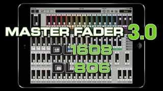 Mackie DL Series Digital Live Mixers  Introducing Master Fader v30 [upl. by Alset]