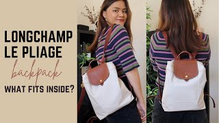 LONGCHAMP LE PLIAGE BACKPACK PAPER  Thats So KT [upl. by Lucina595]