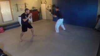 Gracie Combatives Test Freestyle Fight Simulation Ryan [upl. by Efrem]